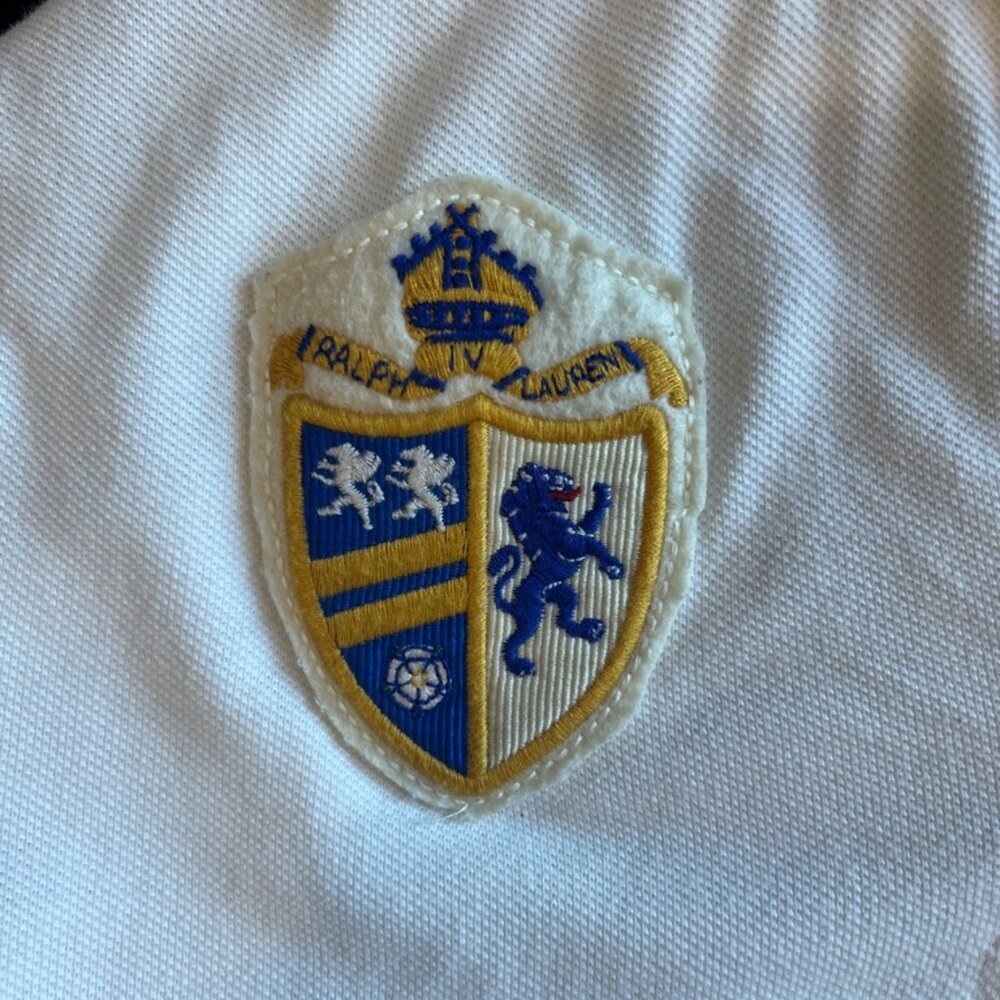 Rugby Ralph Lauren men's white mesh polo shirt, XS - Picture 4 of 8